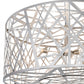 Meyda Lighting Bird's Nest 54" 8-Light Nickel Pendant Light