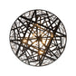 Meyda Lighting Bird's Nest 54" 8-Light Oil Rubbed Bronze Semi-flush Mount Light