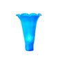 Meyda Lighting Blue Pond Lily 3" Blue Shade Glass