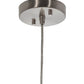 Meyda Lighting Bola 10" Craftsman Brown Pendant Light With Clear & White Shade Glass