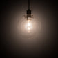 Meyda Lighting Bola 10" Textured Black Pendant Light With Clear Crystal Idalight Shade Glass