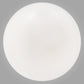 Meyda Lighting Bola 12" Gloss White Pendant Light With White Shade Glass