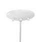 Meyda Lighting Bola 12" Gloss White Pendant Light With White Shade Glass