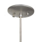 Meyda Lighting Bola 12" Sparkle Silver Crystal Pendant Light With Smoke and Clear Shade Glass