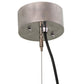 Meyda Lighting Bola 14" Chrome Play Pendant Light With Blue Shade Glass