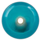Meyda Lighting Bola 14" Chrome Play Pendant Light With Blue Shade Glass