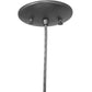Meyda Lighting Bola 14" Pewter Pendant Light With White Opal Shade Glass