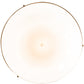 Meyda Lighting Bola 17" Champagne Metallic Equator Pendant Light With White Statuario Idalight Shade