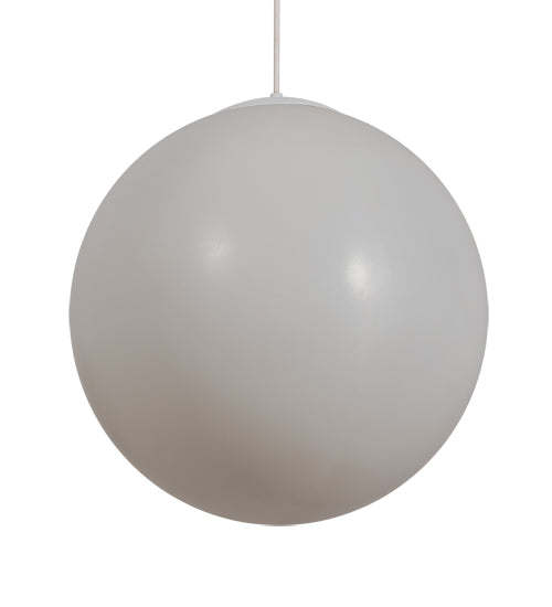 Meyda Lighting Bola 18" 3-Light White Pendant Light With White Statuario Idalight Shade