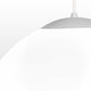 Meyda Lighting Bola 18" 3-Light White Pendant Light With White Statuario Idalight Shade