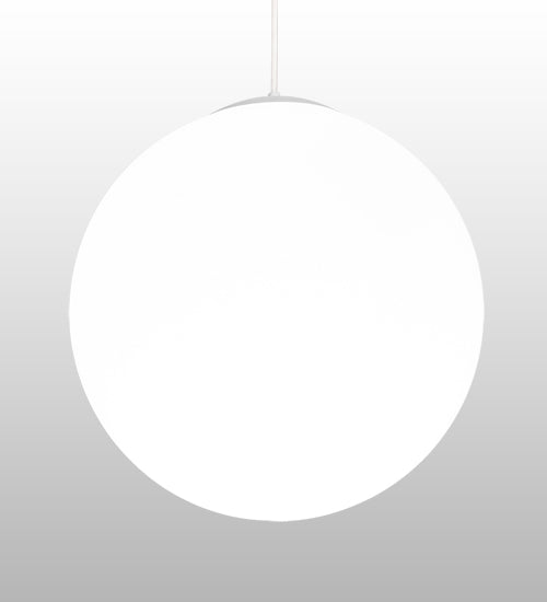 Meyda Lighting Bola 18" 3-Light White Pendant Light With White Statuario Idalight Shade