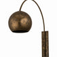 Meyda Lighting Bola 18" Gold Swing Arm Wall Sconce