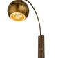 Meyda Lighting Bola 18" Gold Swing Arm Wall Sconce