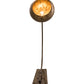 Meyda Lighting Bola 18" Gold Swing Arm Wall Sconce