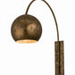 Meyda Lighting Bola 18" Gold Swing Arm Wall Sconce
