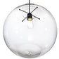 Meyda Lighting Bola 18" Textured Black Pendant Light With Clear Crystal Idalight Shade
