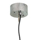Meyda Lighting Bola 20" Chrome Play Pendant Light With Blue Shade Glass