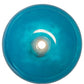 Meyda Lighting Bola 20" Chrome Play Pendant Light With Blue Shade Glass