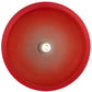 Meyda Lighting Bola 20" Red Pendant Light With Frosted Red Idalight Shade Glass
