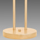 Meyda Lighting Bola 21" 2-Light Champagne Metallic Deux Table Lamp With White Opal Globe Shade Glass