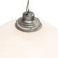 Meyda Lighting Bola 24" Nickel Pendant Light With White Statuario Idalight Shade