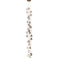 Meyda Lighting Bola 28" 30-Light Mahogany Bronze Cascading Pendant Light With White Sparkle Orbs Shade Glass