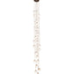 Meyda Lighting Bola 28" 30-Light Mahogany Bronze Cascading Pendant Light With White Sparkle Orbs Shade Glass