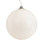 Meyda Lighting Bola 30" Nickel Pendant Light With White Statuario Idalight Shade