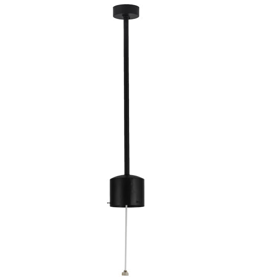 Meyda Lighting Bola 36" Black Pendant Light With White Shade Glass
