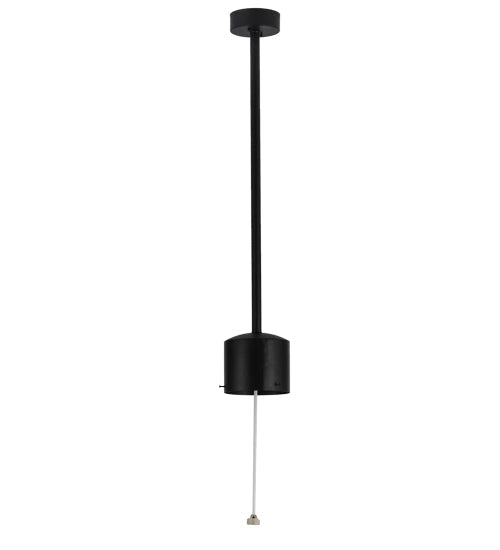 Meyda Lighting Bola 36" Black Texture Pendant Light With White Statuario Idalight Shade