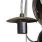 Meyda Lighting Bola 40" 9-Light Brown Metallic Plush Cascading Pendant Light With Smoke Idalight Shade Glass