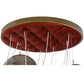 Meyda Lighting Bola 40" 9-Light Brown Metallic Plush Cascading Pendant Light With Smoke Idalight Shade Glass