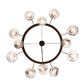 Meyda Lighting Bola 42" 12-Light 2-Tier Tyler Bronze Chandelier With Clear Seeded Shade Glass