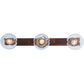 Meyda Lighting Bola 48" 3-Light New Copper Vein Island Pendant Light With Clear Shade Glass