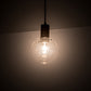 Meyda Lighting Bola 6" Textured Black Mini Pendant Light With Clear Crystal Idalight Shade Glass