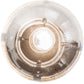 Meyda Lighting Bola 6" Textured Black Mini Pendant Light With Clear Crystal Idalight Shade Glass
