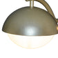 Meyda Lighting Bola Deux 62" 2-Light Champagne Metallic Island Pendant Light With White Statuario Idalight Shade