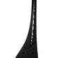 Meyda Lighting Bola Urbano 152161 18" LED Black Textured Wall Sconce With Clear Shade Glass