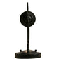Meyda Lighting Bordeaux 5" Blackwash Wall Sconce With Amber Faux Candlelight