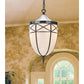Meyda Lighting Borough Hall 14" 2-Light Craftsman Brown Pendant Light With White Art Shade Glass