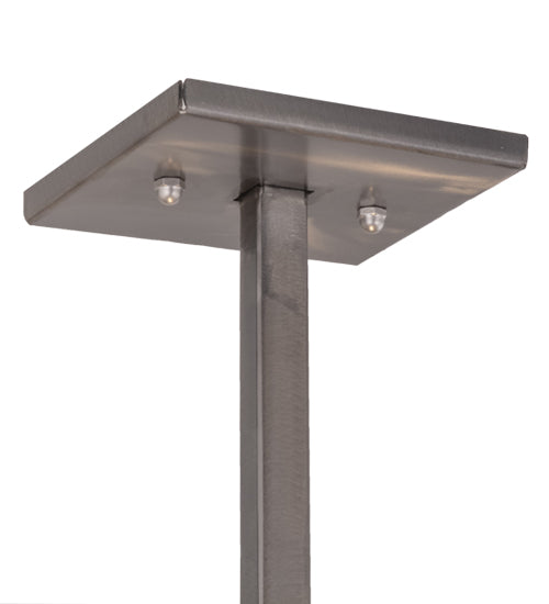 Meyda Lighting Boulder Creek 28" 2-Light Steel Pendant Light With Ambra Siena Idalight Shade