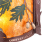 Meyda Lighting Boulders 16" 2-Light New Copper Vein Personalized Wall Sconce With Amber Mica & Silver Mica Shade Glass