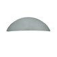 Meyda Lighting Bowl 9"W x 3"H Frosted Sandblasted Clear Shade Glass
