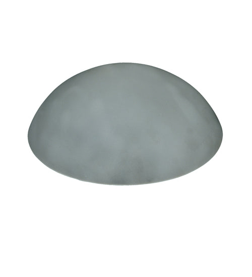 Meyda Lighting Bowl 9"W x 3"H Frosted Sandblasted Clear Shade Glass