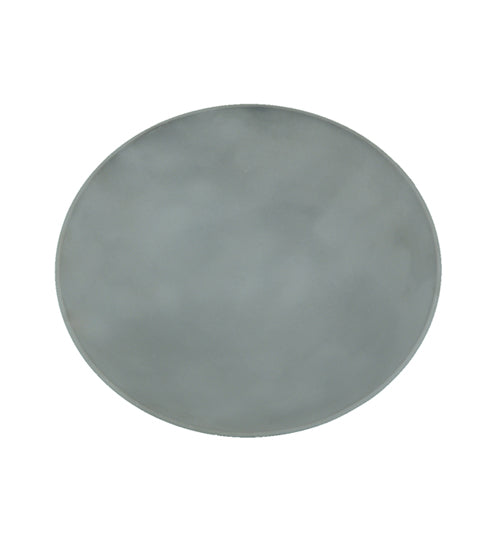Meyda Lighting Bowl 9"W x 3"H Frosted Sandblasted Clear Shade Glass