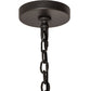 Meyda Lighting Brach Ring 60" 8-Light Wrought Iron Chandelier With Ivory Textrene Shade