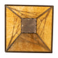 Meyda Lighting Branches 19" Antique Copper Frame WIth Beige Art Shade Glass