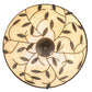 Meyda Lighting Branches 24" 3-Light Golden Bronze Flush Mount Light With Scavo Idalight Shade