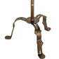 Meyda Lighting Branches 24" Antique Copper Table Lamp With Beige Art Shade Glass