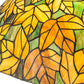 Meyda Lighting Branches 24" Green & Yellow Shade Glass